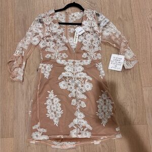 Elegant Lace Floral Dress